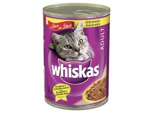 Whiskas konzerva kuřecí ve šťávě 400g