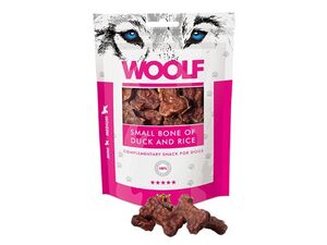 WOOLF pochoutka Small Bone of Duck & Rice 100g