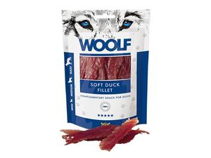 WOOLF pochoutka Soft Duck Jerky 100g